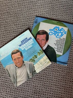 Columbia Andy Williams Vinyl Records bundle. Love Andy and Hawaiian Wedding Song